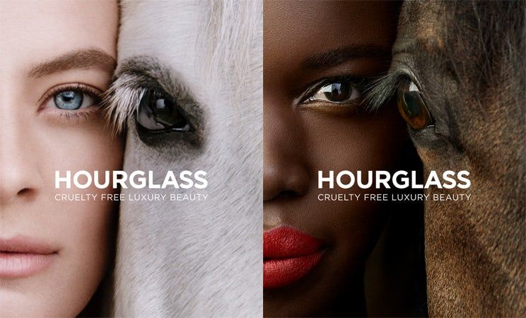 Кампания Hourglass cruelty-free luxury beauty