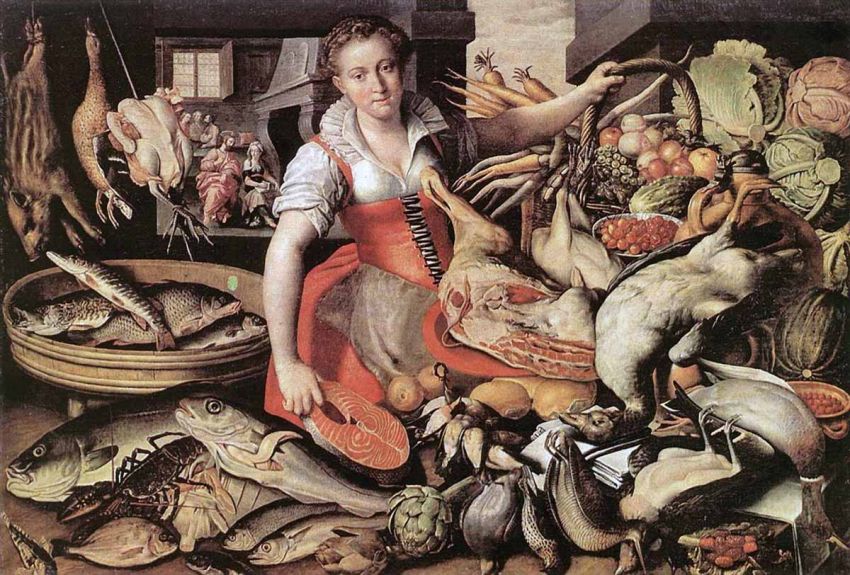 Винченцо Кампи (Vincenzo Campi) — Торговка рыбой (1536–1591)